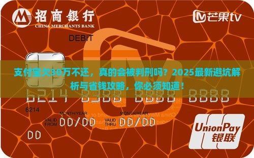 支付宝欠30万不还会被判刑吗