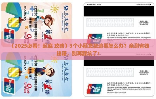 多个小额贷款平台逾期怎么办