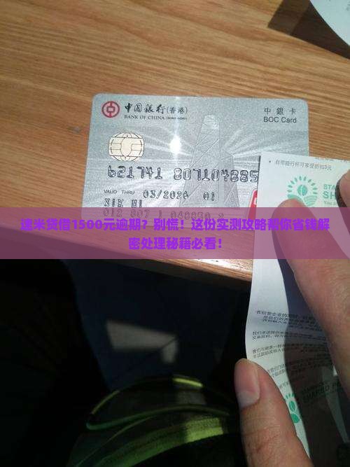 速米贷借1500元逾期怎么处理