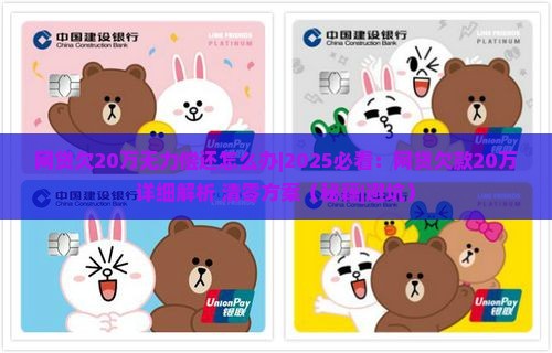 网贷欠20万无力偿还怎么办