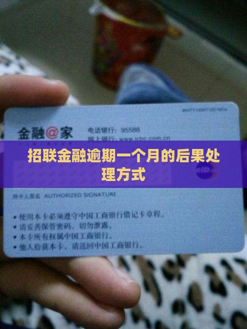 招联金融逾期一个月会怎样处理