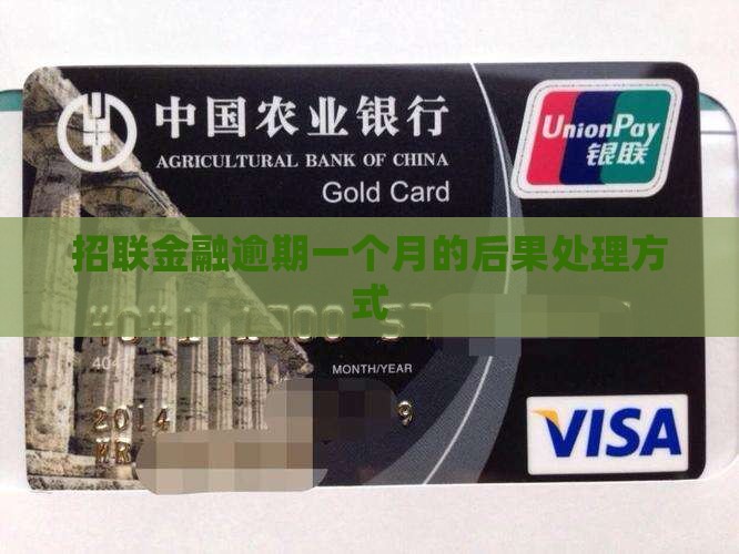招联金融逾期一个月会怎样处理