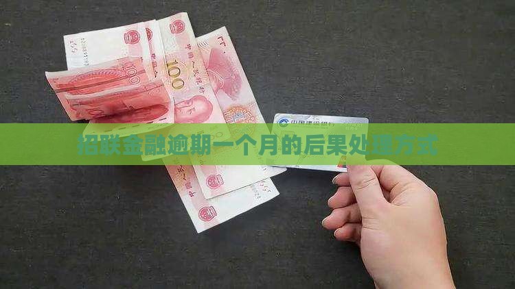 招联金融逾期一个月会怎样处理