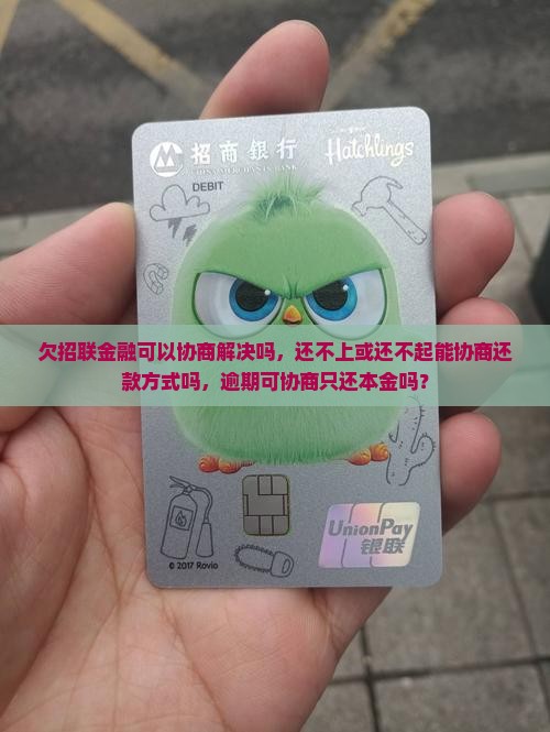 欠招联金融可以协商解决吗