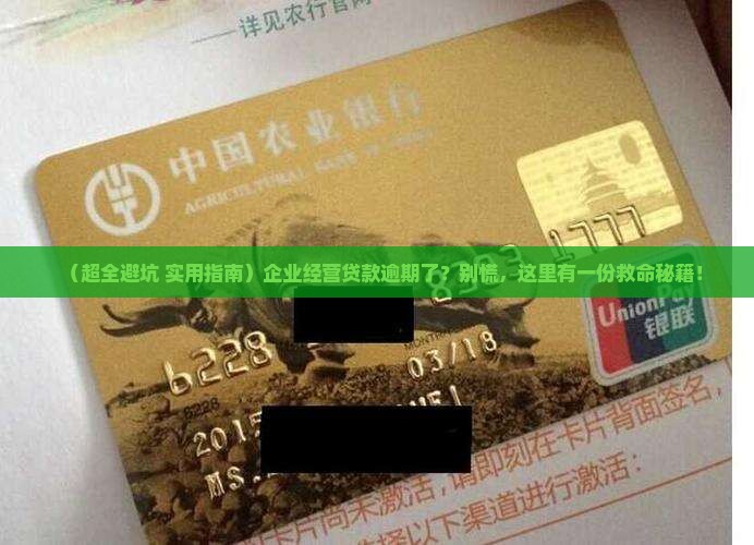 企业经营贷款逾期怎么办