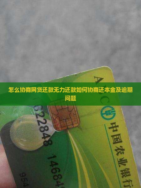 怎么协商网贷还款无力还款