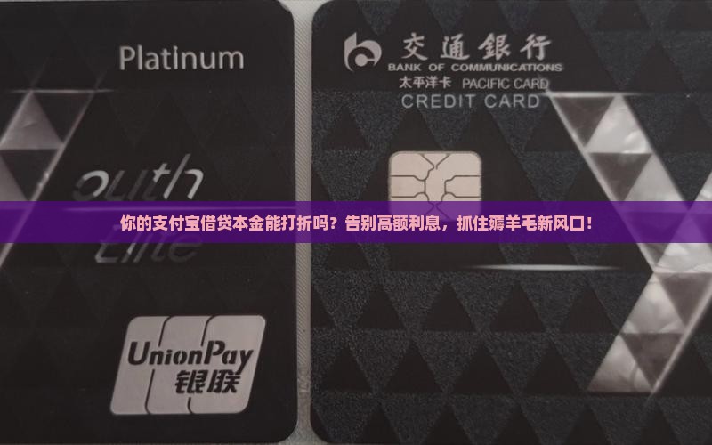 支付宝借贷还本金打折活动