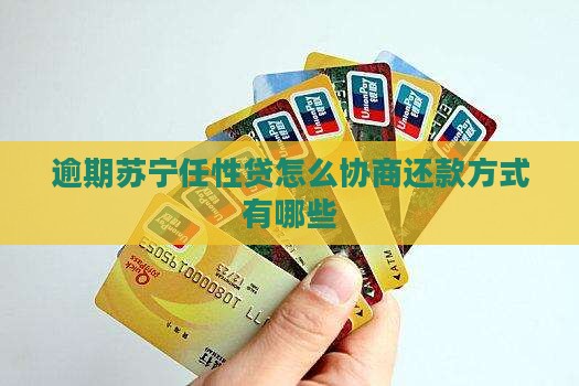 逾期苏宁任性贷还款方式有哪些
