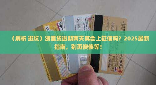 浙里贷逾期两天是否会上征信