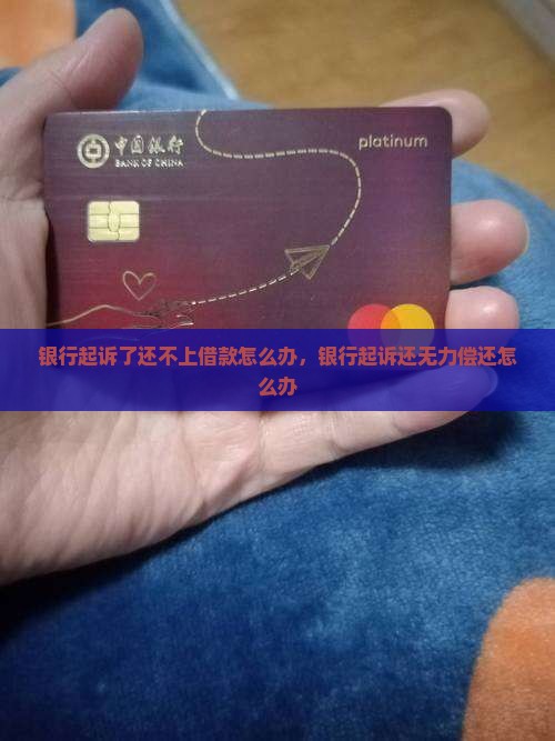 银行起诉了还不上借款怎么办