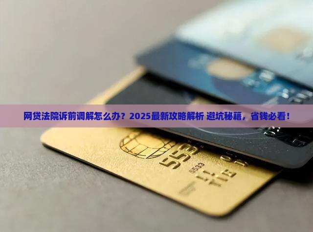 网贷法院诉前调解怎么办