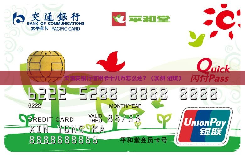 欠浦发银行信用卡十几万如何还款