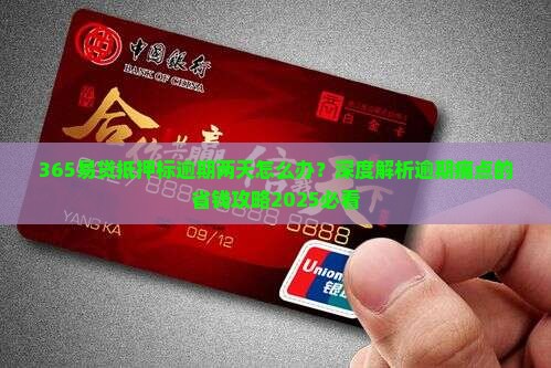 365易贷抵押标逾期两天怎么办