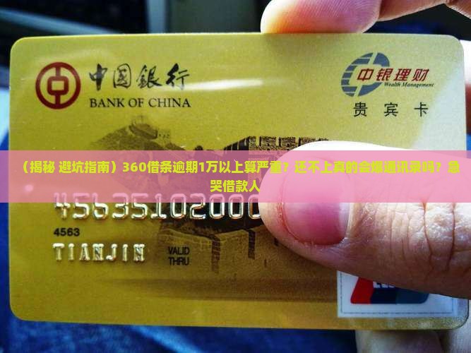 360借条逾期金额多少算严重