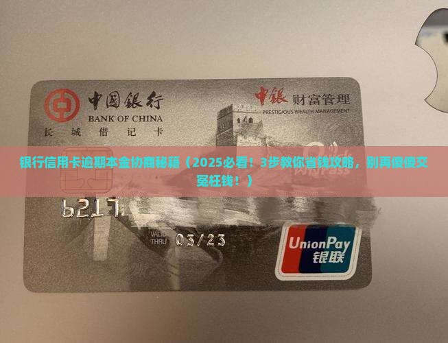 银行信用卡逾期本金协商技巧