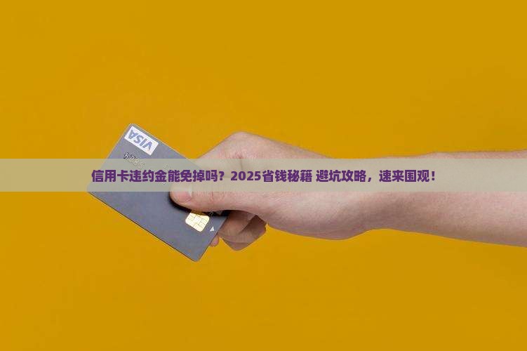 信用卡欠款违约金能减免吗