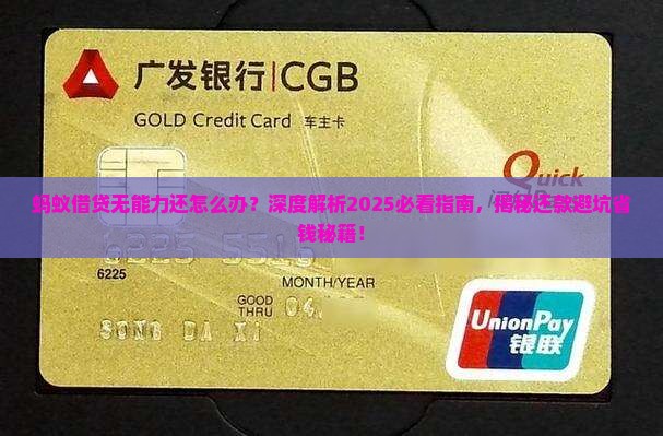 蚂蚁借贷无能力还怎么办