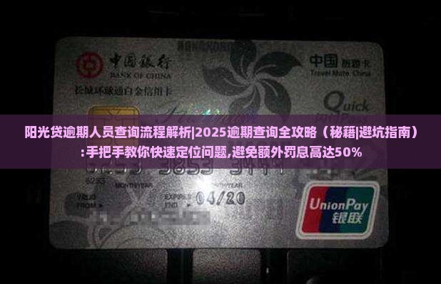 阳光贷逾期人员查询流程解析