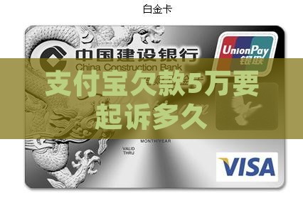支付宝欠款5万要起诉多久 支付宝欠款5万要起诉多久