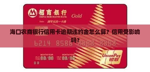 海口农商银行信用卡逾期违约金怎么算 海口农商银行信用卡逾期违约金怎么算