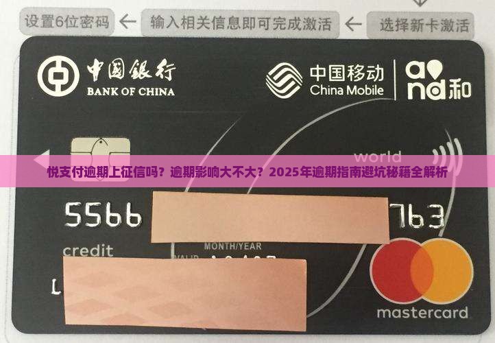 悦支付逾期上征信吗需要注意什么