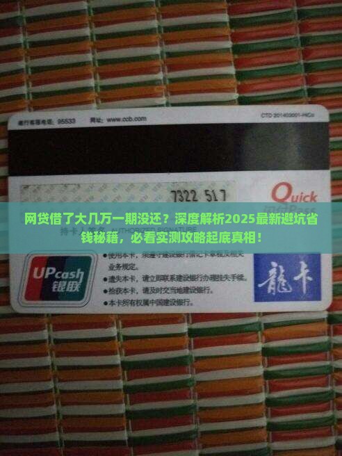 网贷借了大几万一期没还