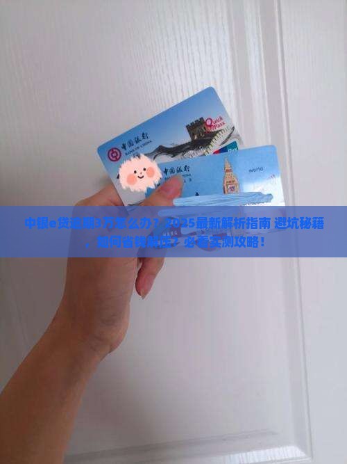 中银e贷逾期3万如何处理