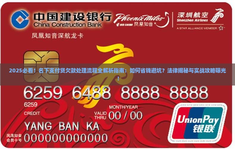 名下支付贷欠款一案处理流程及法律解释