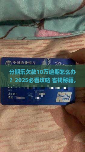 分期乐欠款10万逾期应该怎么办