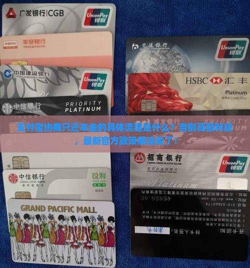 支付宝协商只还本金的具体流程是什么