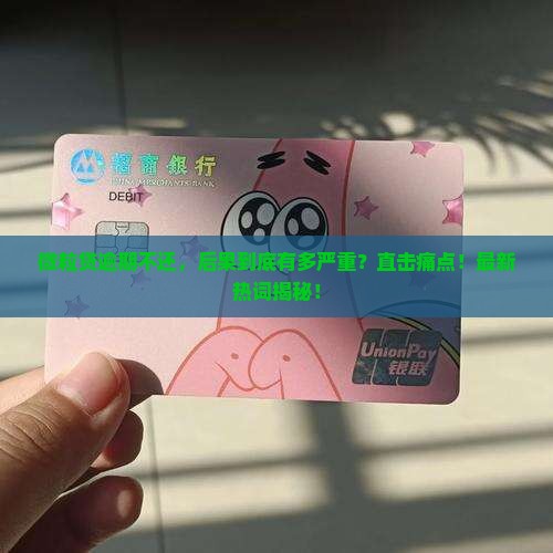 微粒贷逾期不还后果会怎样