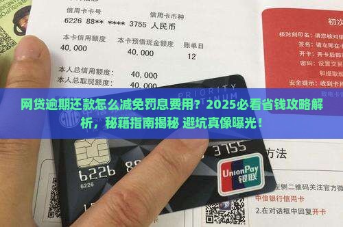 网贷逾期还款怎么减免罚息费用