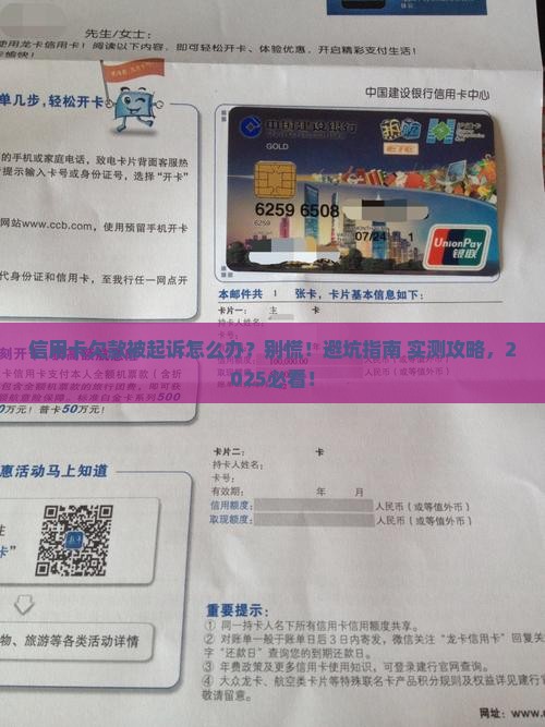 信用卡欠款说起诉怎么办可以避免法律风险吗