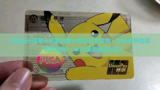 农业银行信用卡逾期协商分期还款流程详解