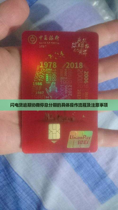 闪电贷逾期协商停息分期的具体操作流程