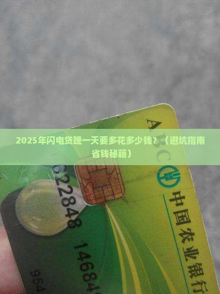 闪电贷晚一天还需要交什么费用