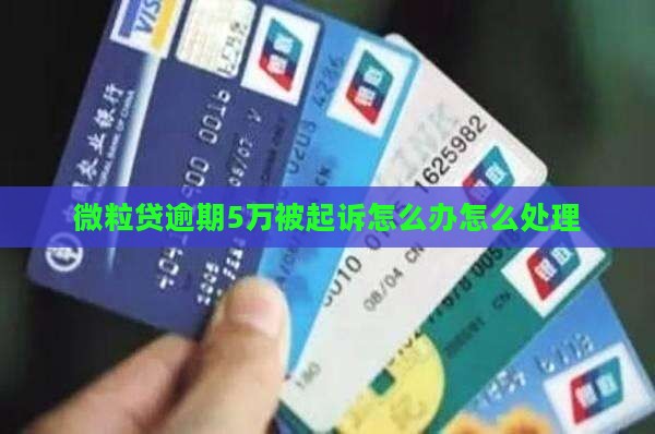 微粒贷逾期5万起诉怎么处理