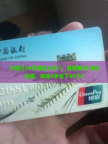 欠银行20万要还60万