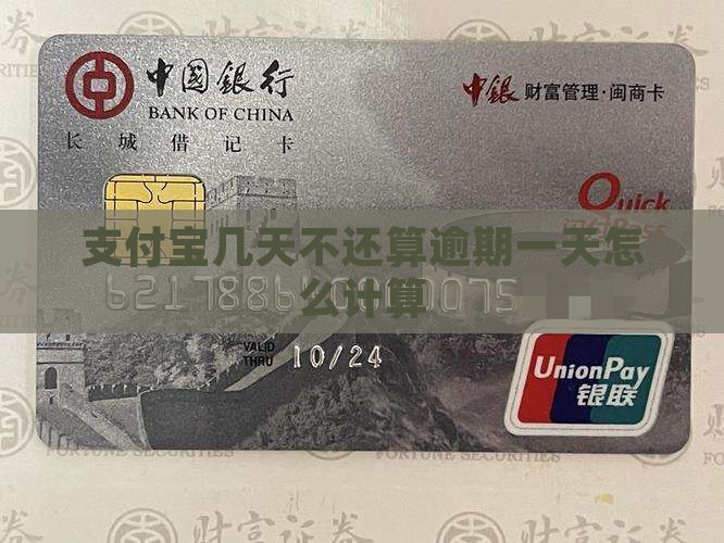 支付宝几天不还算逾期一天怎么计算