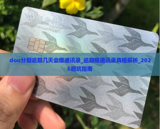 dou分期逾期几天会爆通讯录