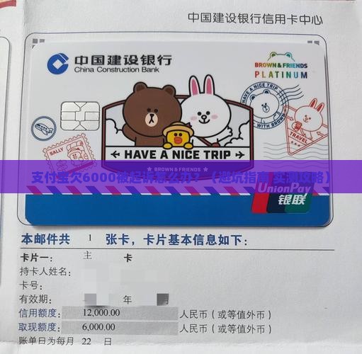 支付宝欠6000被起诉怎么办