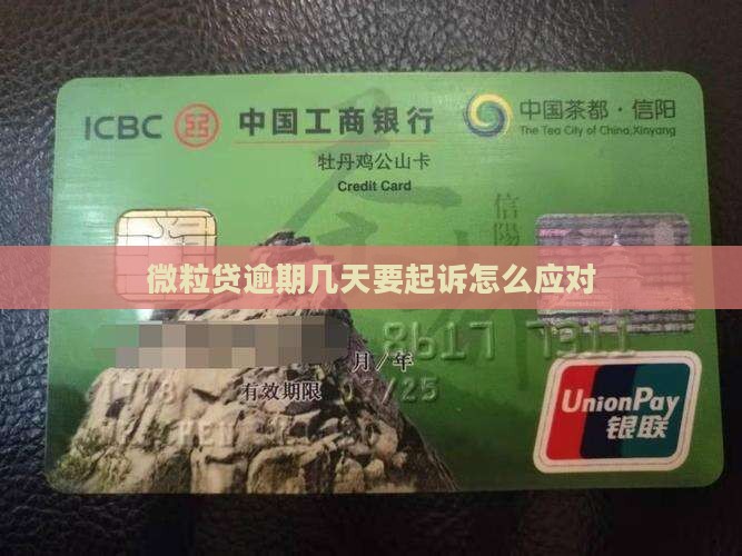微粒贷逾期几天要起诉怎么应对