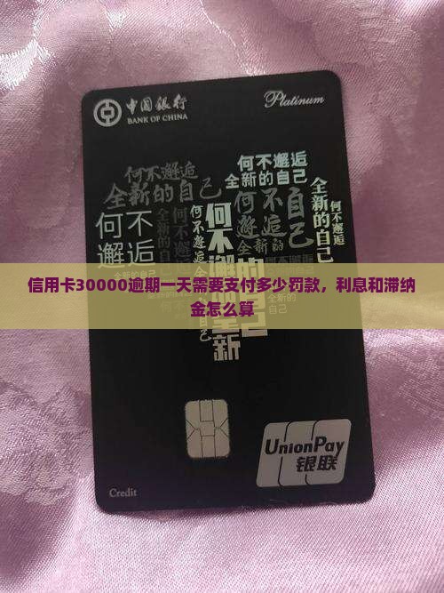 信用卡30000逾期一天需要支付多少罚款