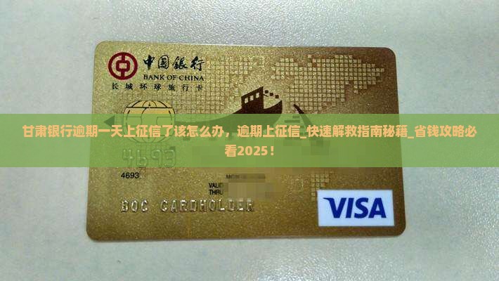 甘肃银行逾期一天上征信了该怎么办