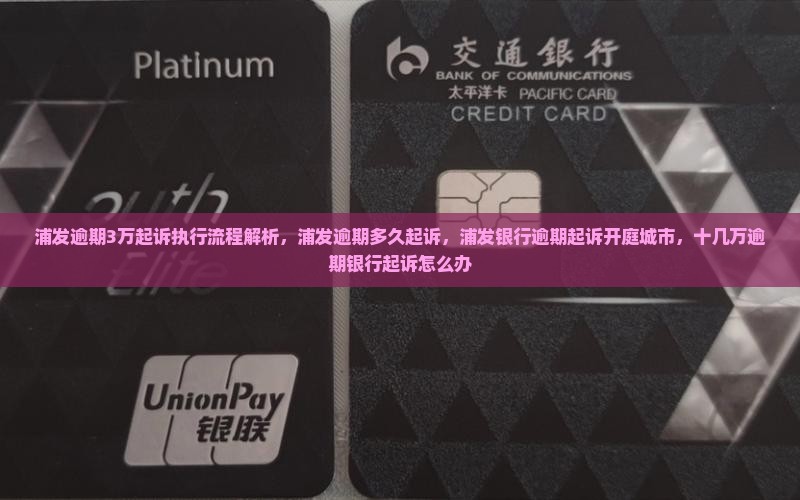 浦发逾期3万起诉执行流程解析