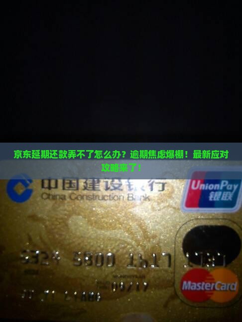 京东延期还款弄不了怎么办理解决方法