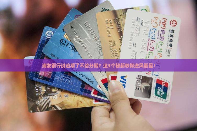 浦发银行说逾期了不办理分期怎么办理