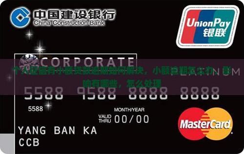 个人征信有小额贷款逾期如何解决