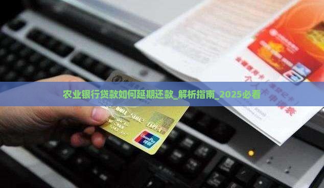 农业银行贷款如何延期还款