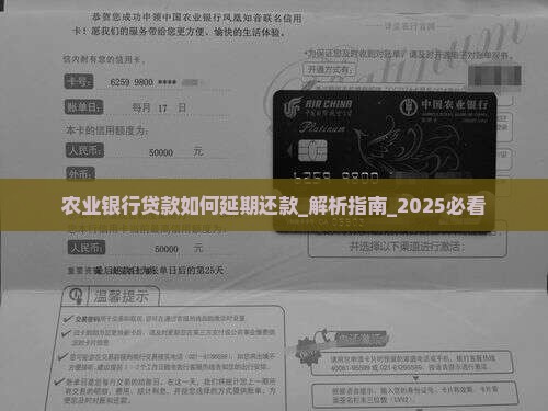 农业银行贷款如何延期还款